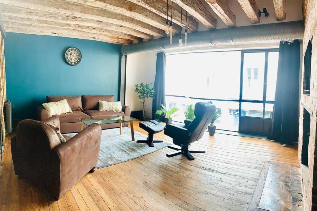 Grand Appartement Charme Ancien Et Confort Le Mans Eksteriør bilde